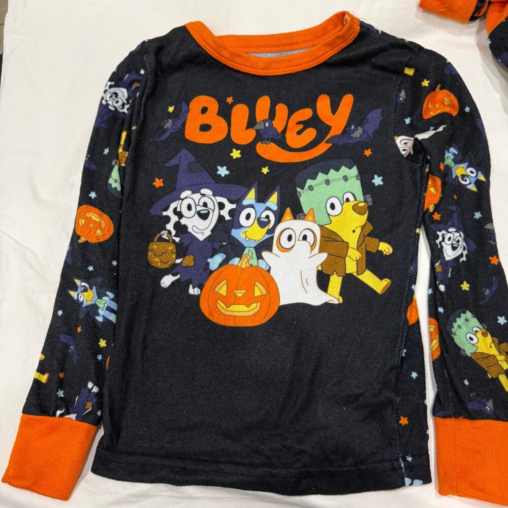 Bluey 2 Piece Pajama Set Long Sleeves Long Legs Size 4 Girls   204